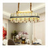 Candelabru LED Pollux cu Telecomanda, 156W, Diametru 80cm, Auriu, Cristal, Dimabila [2]