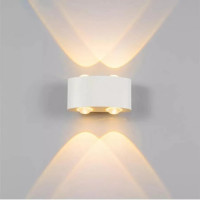 Fantas Aplica LED de Exterior si Interior, 4 Surse x 1W, IP65, Metalic, Alb, 3000K Fantas Aplica LED de Exterior si Interior, 4 Surse x 1W, IP65, Metalic, Alb, 3000K