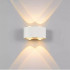 Fantas Aplica LED de Exterior si Interior, 4 Surse x 1W, IP65, Metalic, Alb, 3000K [2]