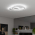 Lustra LED cu telecomanda LUCY 40W, 2 Cercuri, lumina Rece/Calda/Neutra, Dimabila, Alb [2]