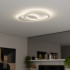 Lustra LED cu telecomanda LUCY 40W, 2 Cercuri, lumina Rece/Calda/Neutra, Dimabila, Alb [4]