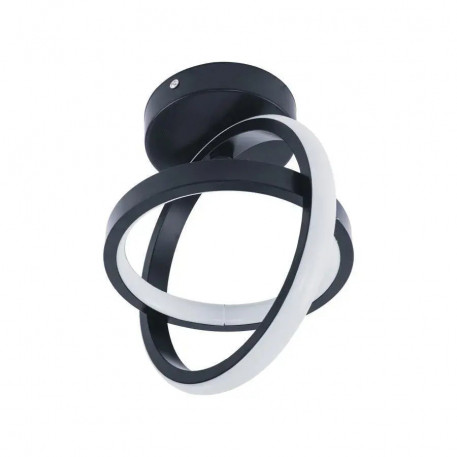 Lustra LED VERTEX GYRO 42W, lumina Rece/Calda/Neutra, Negru [1]