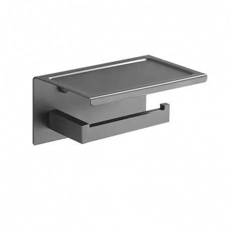 Suport Hartie Igienica cu Suport Telefon/Parfum Gri GJ617 [1]