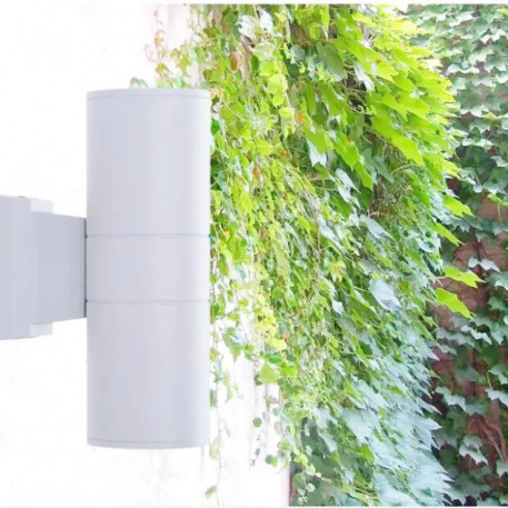 Aplica Exterior Valeria, 2*GU10, Alb, Metal si Sticla [1]