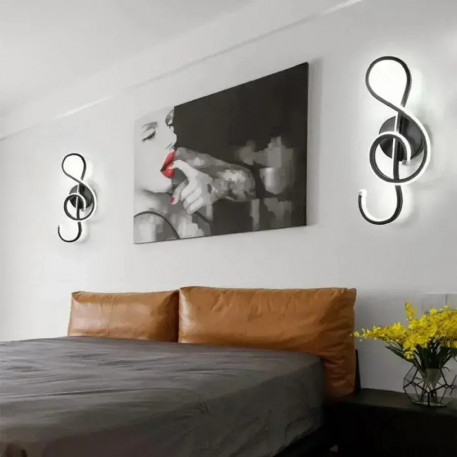 Aplica LED Cheia Sol 11W Lumina Rece/Calda/Neutra Metal Negru [1]