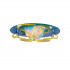 Lustra Beti, 3*E27, Albastru, Lemn [3]