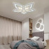Lustra LED cu telecomanda DALIA 170W, 5 Petale, lumina Rece/Calda/Neutra, Dimabila, Alb [4]
