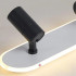 Lustra LED cu Proiector Reglabil FISSO Camilla 48W, lumina Rece/Calda/Neutra, Negru [5]