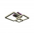 Lustra LED cu telecomanda si cristal BLAKELY RGB 166W, 3 Patrate, lumina Rece/Calda/Neutra, Dimabila, Negru [3]