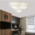 Lustra LED cu telecomanda TULIP 47W, 3 Petale, lumina Rece/Calda/Neutra, Dimabila, Alb [2]