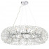 Candelabru Cristal MINUET 12x G9, Diametru 60cm, Argintiu Lucios, Inaltime Reglabila [4]