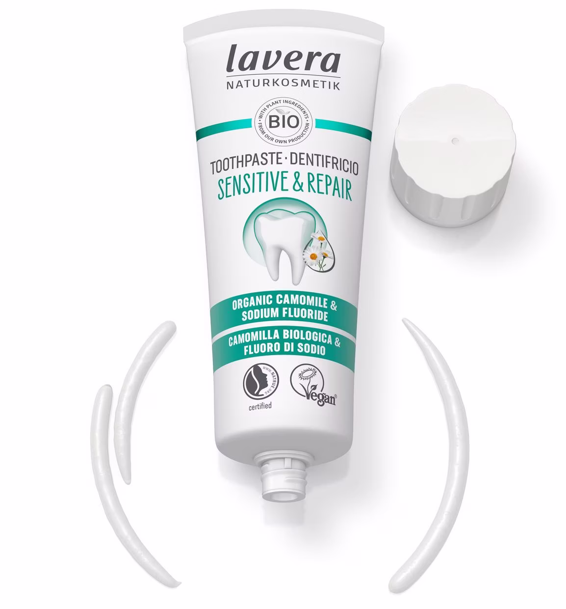 Pasta de dinti bio Sensitive Repair, 75ml - LAVERA